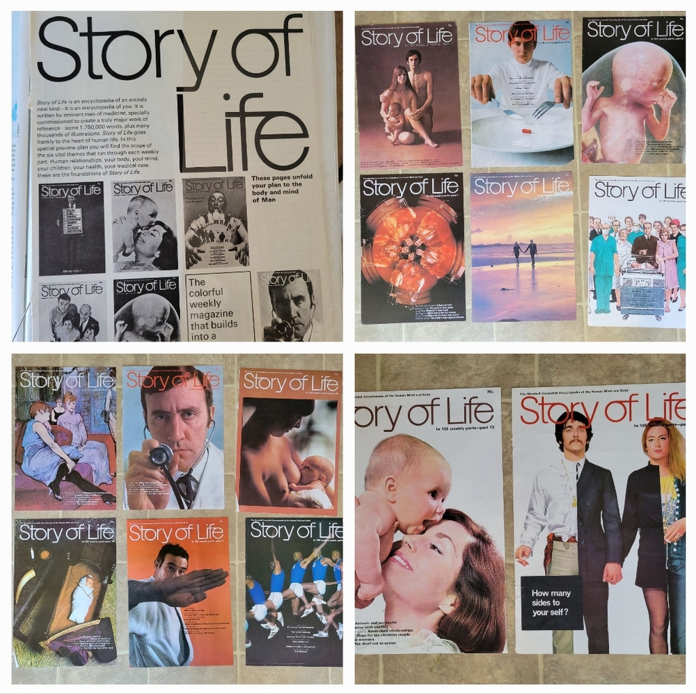 Story Of Life: The Marshall Cavendish Encyclopedia Magazine (1969/1970)LOT #1-14